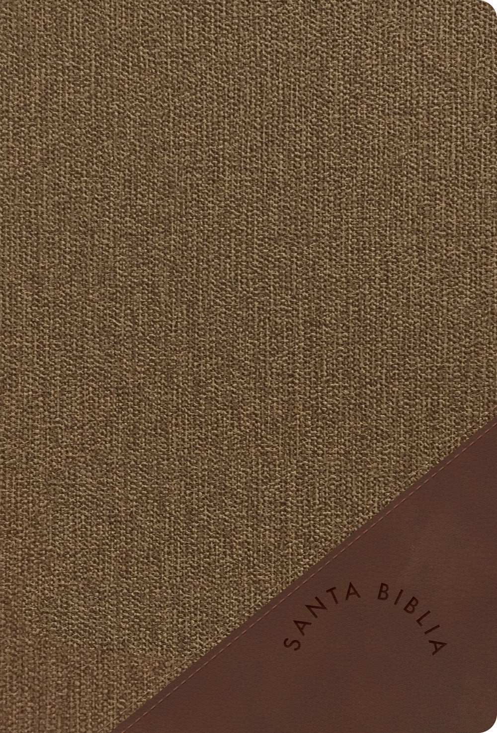 RVR 1960 Biblia Letra Grande Tamano Manual  Edicion 2023 (Hand Size Giant Print)-Brown TwoTone LeatherTouch