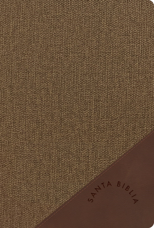 RVR 1960 Biblia Letra Grande Tamano Manual  Edicion 2023 (Hand Size Giant Print)-Brown TwoTone LeatherTouch