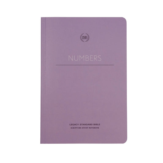 LSB Legacy Standard Bible Scripture Study Notebook: Numbers-Softcover