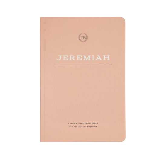 LSB Legacy Standard Bible Scripture Study Notebook: Jeremiah-Softcover