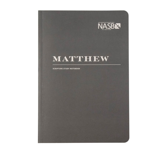 NASB 1995 Scripture Study Notebook: Matthew (Second Edition)-Softcover