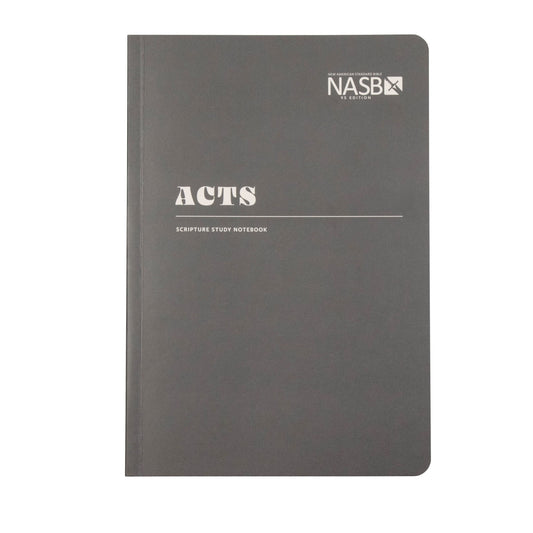 NASB 1995 Scripture Study Notebook: Acts (Second Edition)-Softcover