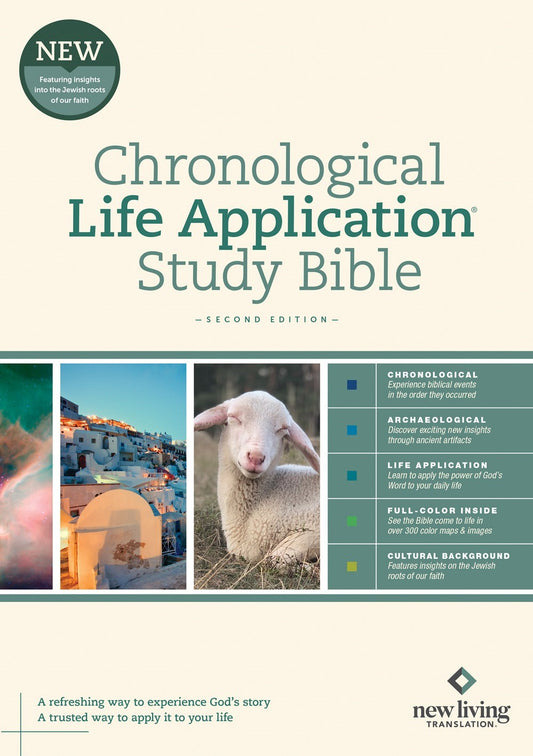 NLT Chronological Life Application Study Bible (Second Edition)-Hardcover