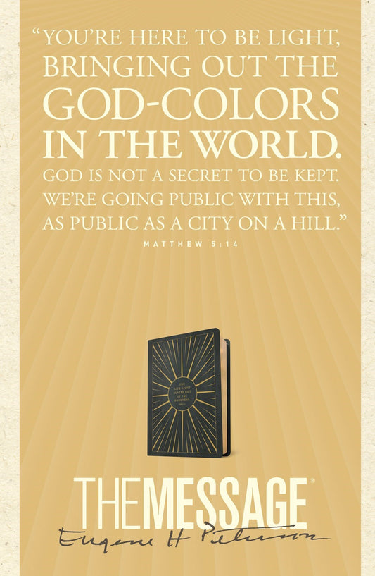 The Message Anniversary Edition-Black Life-Light Leather-Look