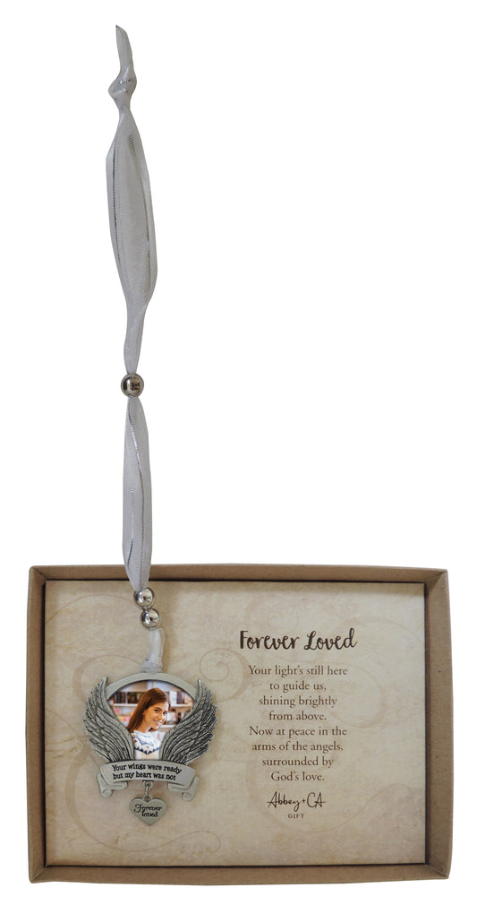 Photo Frame Car Charm-Forever Loved (2" x 8.25")