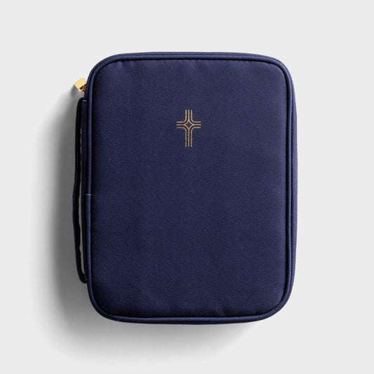 Bible Cover-Cross-Navy