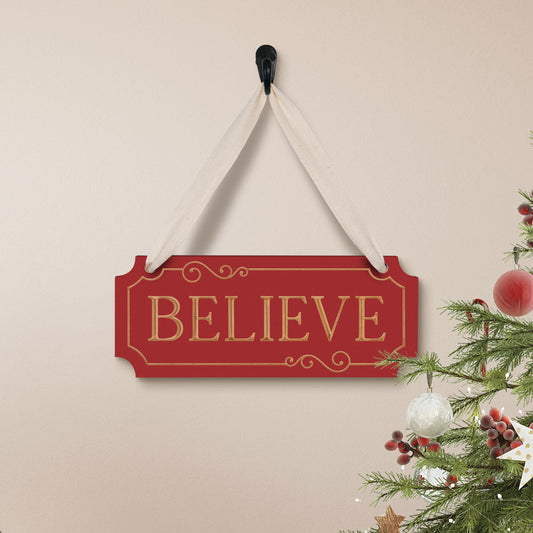 Wall Decor-Believe (10 x 4)