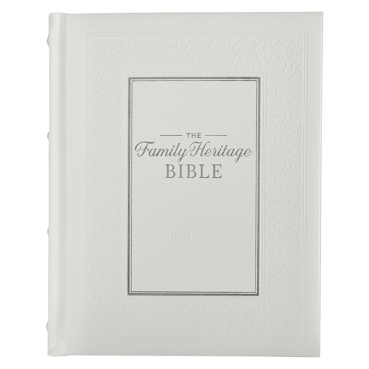 NLT Family Heritage Bible-White Hardcover