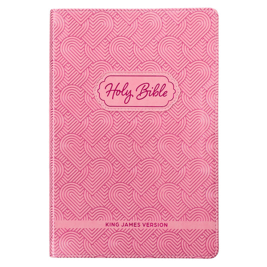 KJV Kid's Edition Bible-Light Pink Faux Leather