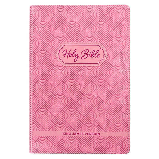 KJV Kid's Edition Bible-Light Pink Faux Leather