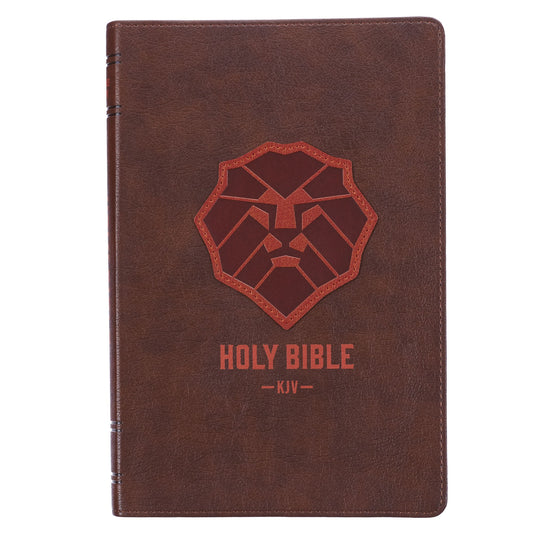 KJV Kid's Edition Bible-Brown Faux Leather