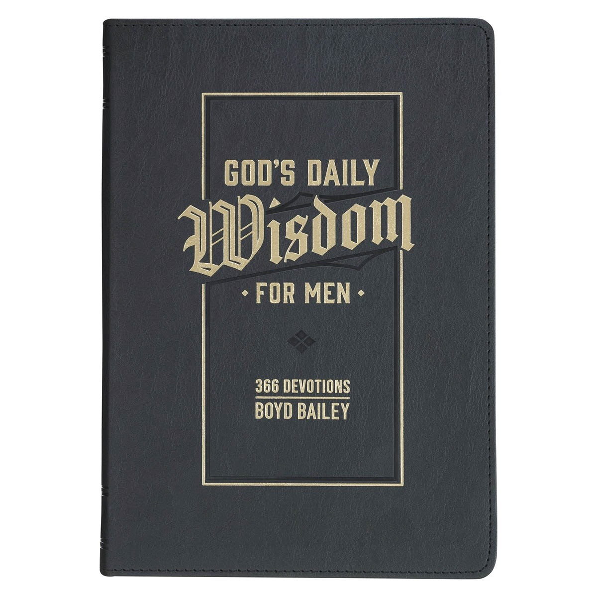 Devotional-God's Daily Wisdom For Men-Faux Leather