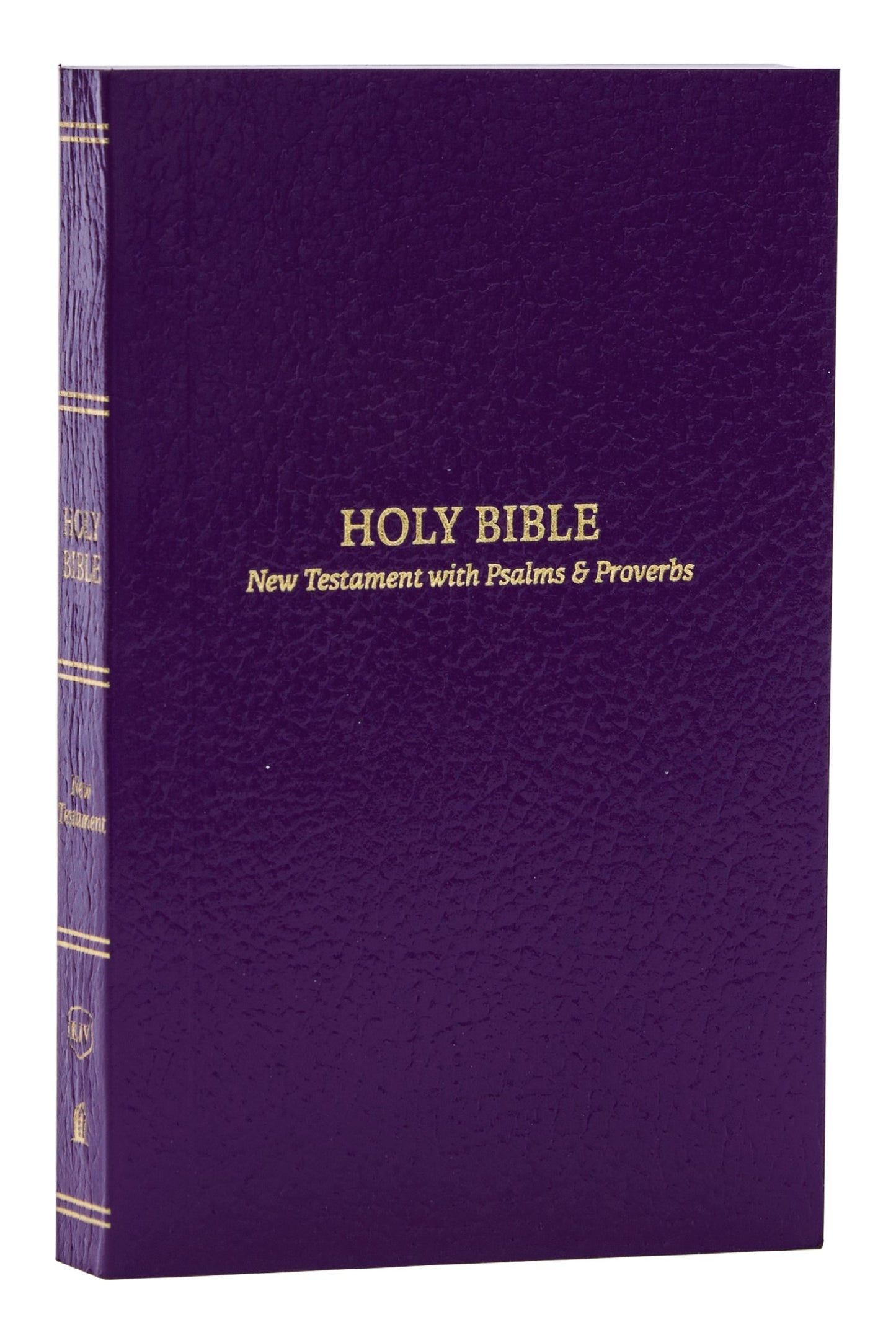 KJV Pocket New Testament With Psalms And Proverbs (Comfort Print)-Purple Softcover