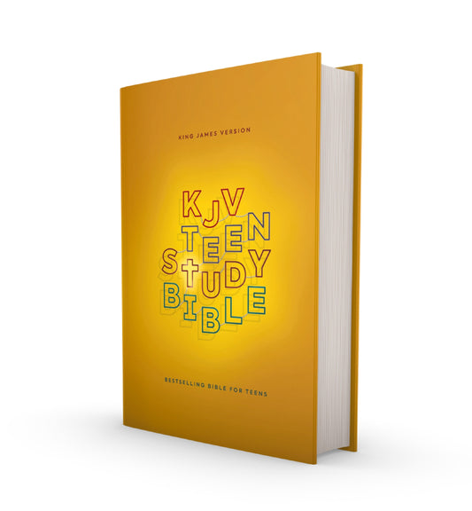 KJV Teen Study Bible (Comfort Print)-Yellow Hardcover