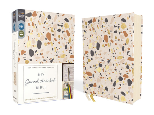 NIV Journal The Word Bible (Comfort Print)-Cream Cloth Over Board