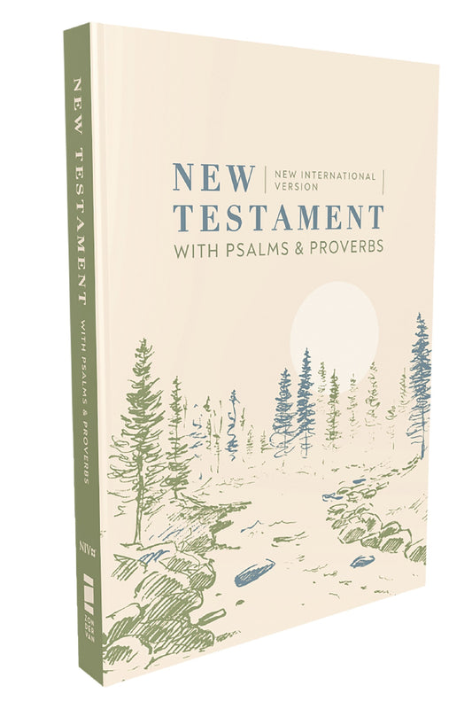NIV Pocket New Testament With Psalms And Proverbs (Comfort Print)-Tree Softcover