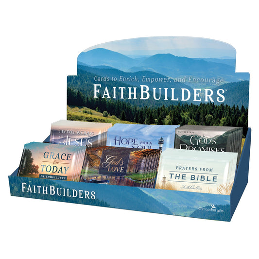 Faith Builders Merchandiser (Pack Of 36) (PRODUCT INCLUDED)