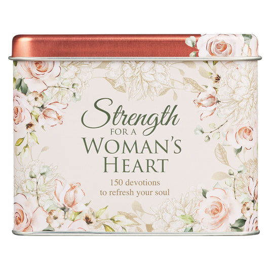 Scripture Cards In Tin-Strength For A Woman's Heart