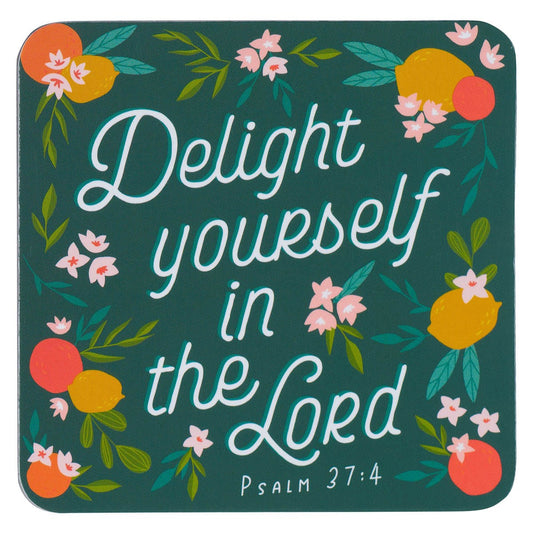 Magnet-Blue Lemons Delight Yourself Ps. 37:4