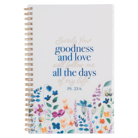Notebook-Wirebound-Goodness & Love Ps. 23:6