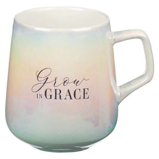 Mug-Grow In Grace-Iridescent/White (MUG981)