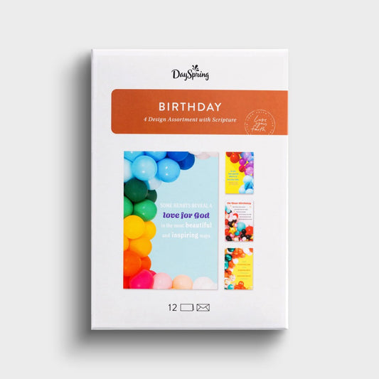 Card-Boxed-Birthday-Balloons (Box Of 12)