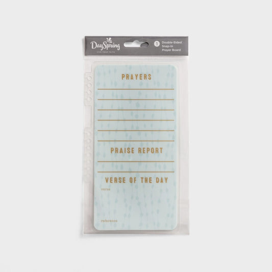 Prayer Board-Aqua/Gold