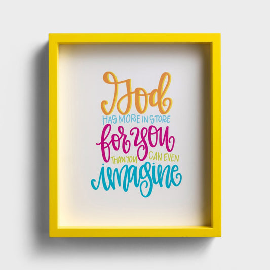 Wall Decor-God Has More (14 x 12)