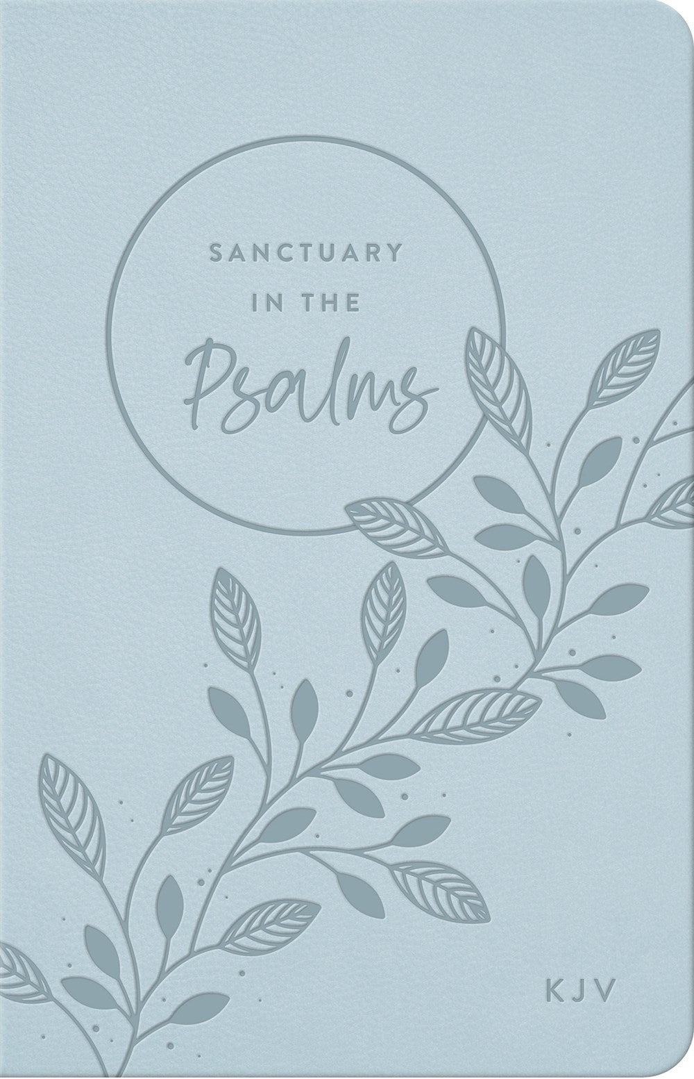Sanctuary In The Psalms-Blue Faux Leather