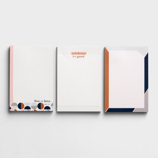 Note Pads-Love (6 X 4) (Set Of 3)