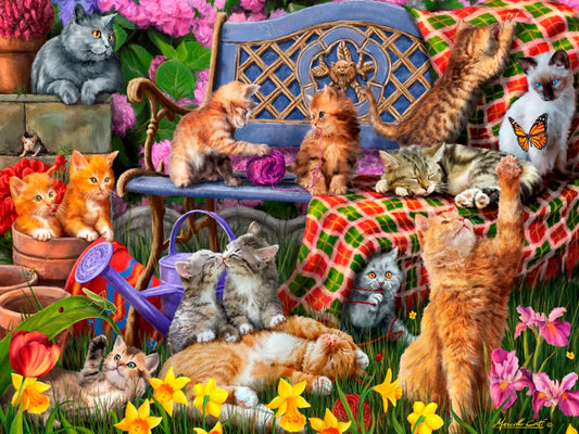 Jigsaw Puzzle-Cats Galore (550 Pieces)
