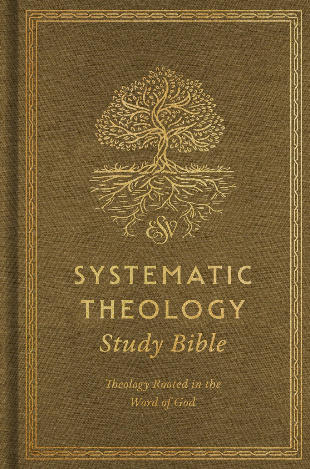 ESV Systematic Theology Study Bible-Ochre Cloth Over Board