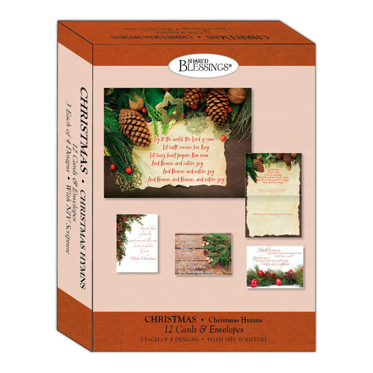 Card-Boxed-Shared Blessings-Christmas-Assorted/Hymns (Box Of 12)