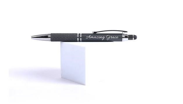 Diamond Touch Gift Pen-Amazing Grace-Gray
