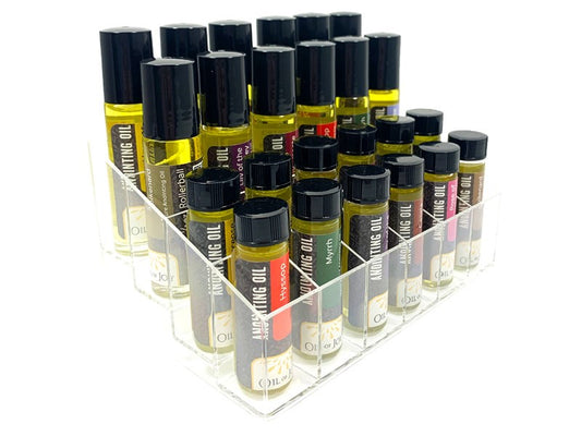 Anointing Oil-Assorted Display-(12)-1/4 OZ & (12)-1/3 Oz (Pack of 24)