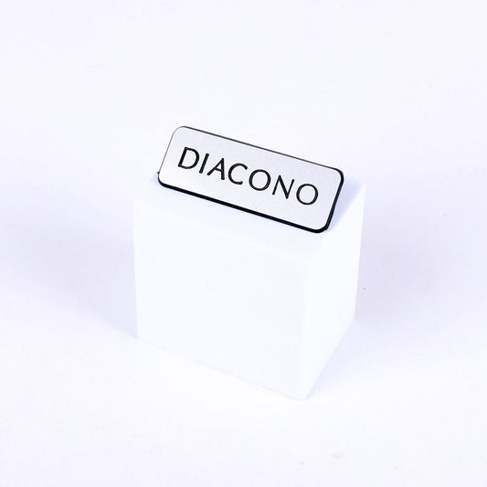 Spanish-Badge-Deacon-Pin Back-Silver