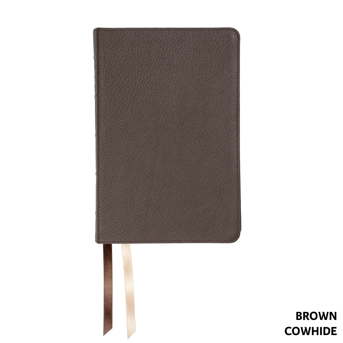 NASB 1995 Handy Size Bible-Brown Paste-Down Cowhide Leather Indexed