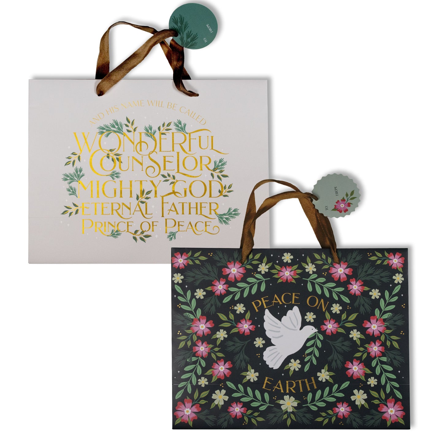 Christmas Tidings Large Gift Bag 2-Pack