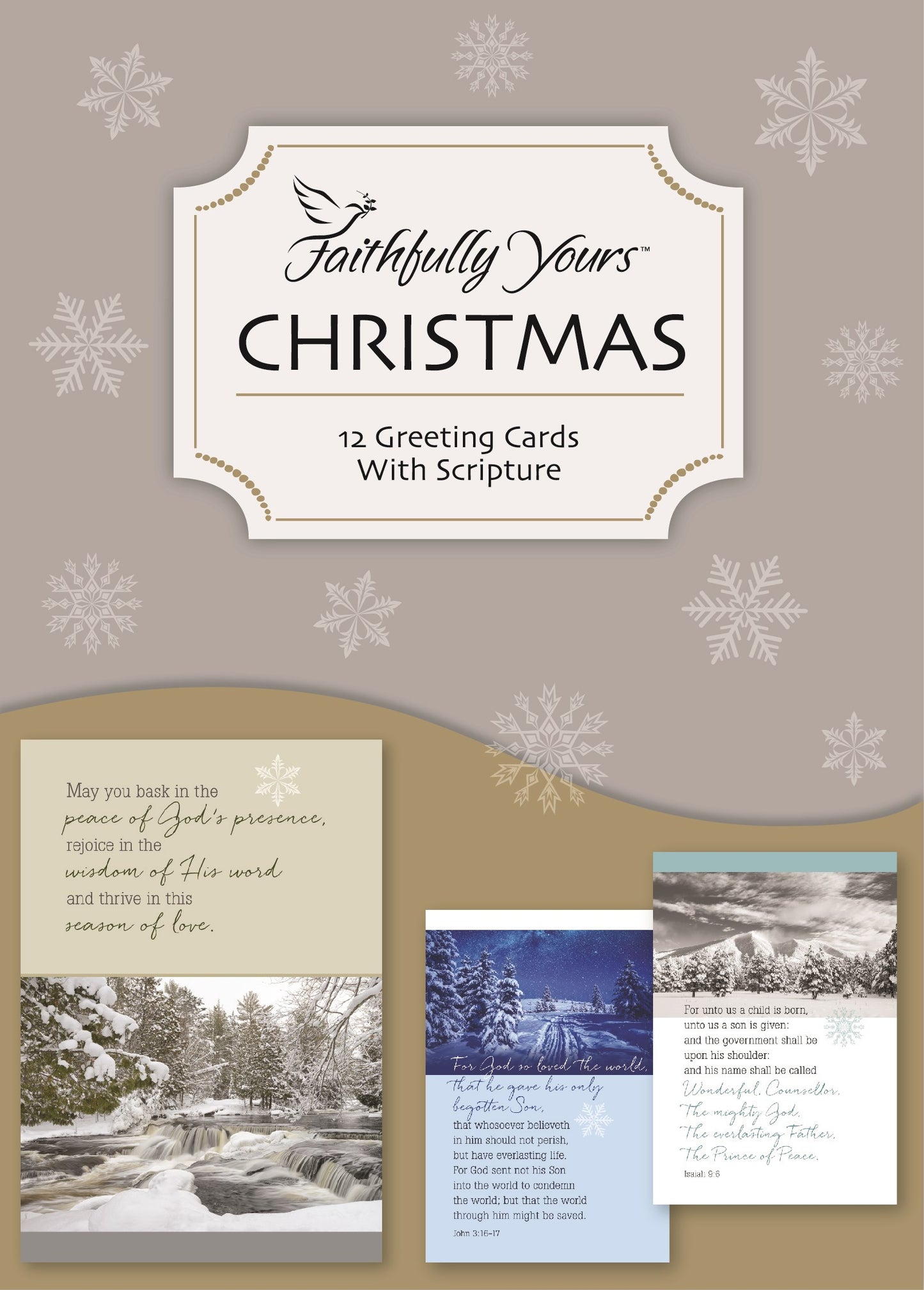 Boxed Card-Frosty Landscapes (Box Of 12)