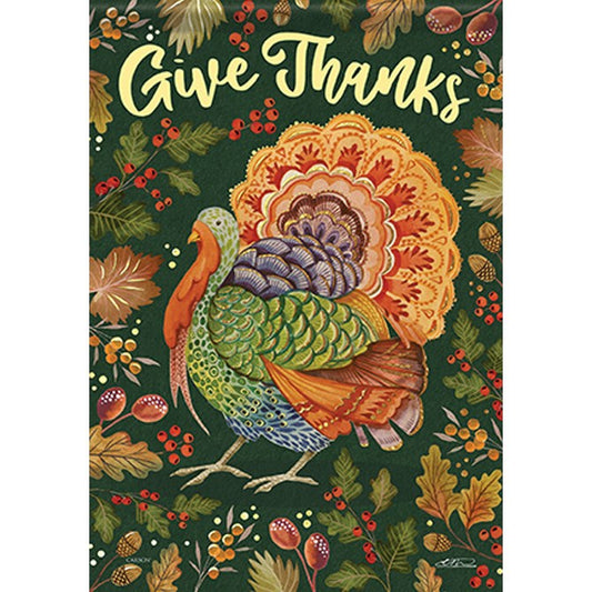 Flag-Garden-Durasoft-Thanksgiving Turkey(12.5" x 18")
