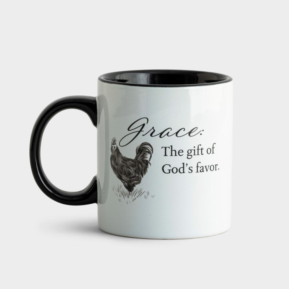 Mug-Grace Rooster (12 Oz)