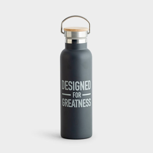 Water Bottle-Designed For Greatness (20 Oz)
