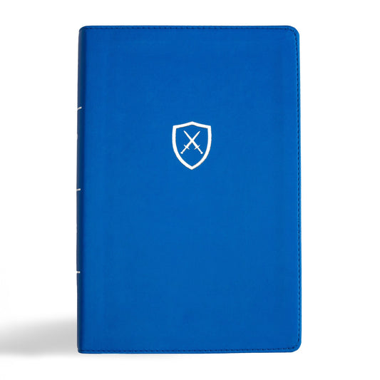 CSB Defend Your Faith Bible-Blue LeatherTouch
