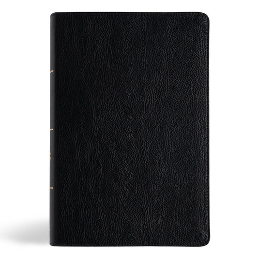 CSB Everyday Study Bible-Black Bonded Leather