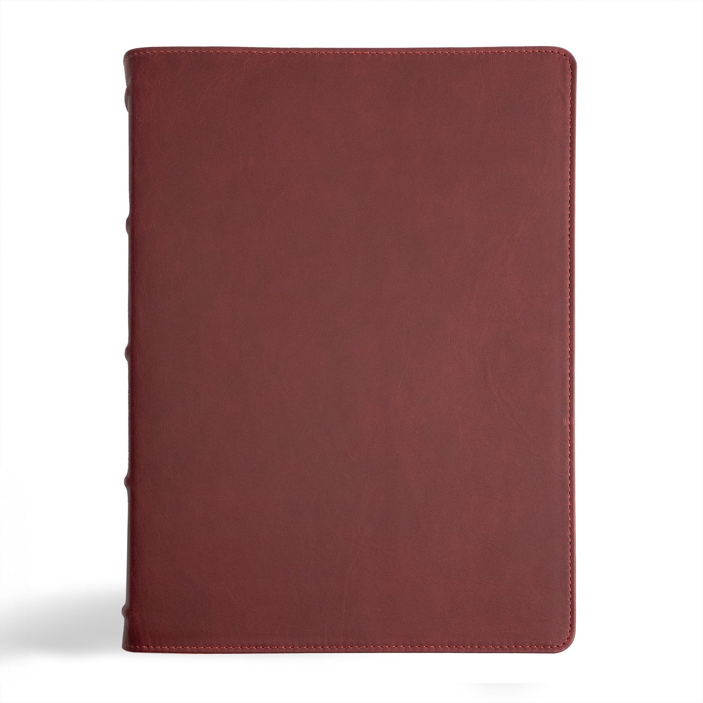CSB Verse-By-Verse Reference Bible (Holman Handcrafted Collection)-Burgundy Marbled Premium Calfskin