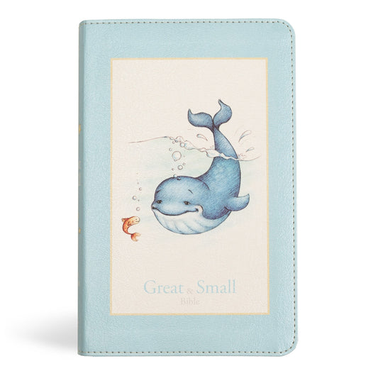 KJV Great And Small Bible-Baby Blue LeatherTouch