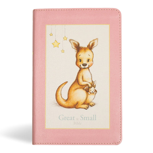 KJV Great And Small Bible-Pink LeatherTouch