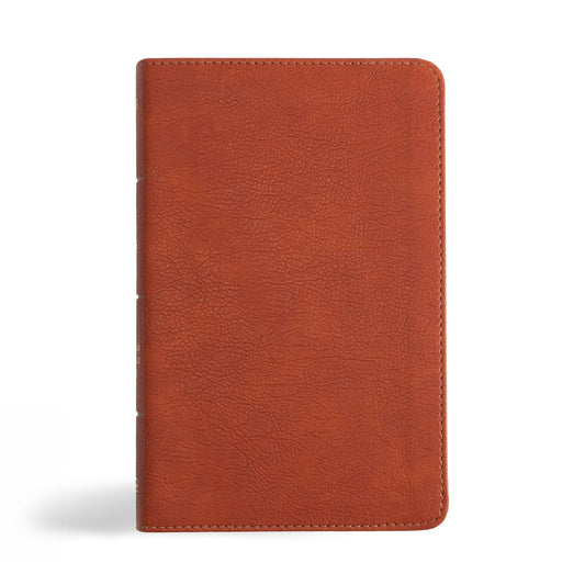 NASB 2020 Personal Size Bible-Burnt Sienna LeatherTouch