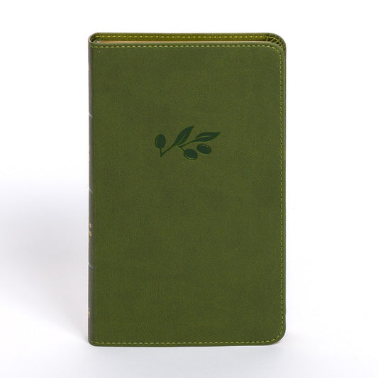 NASB 2020 Personal Size Bible-Olive LeatherTouch