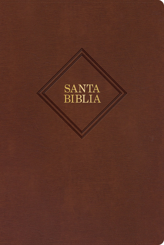 RVR 1960 Biblia Letra Gigante (Giant Print Bible)-Brown Bonded Leather Indexed